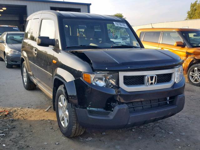 5J6YH28759L000770 - 2009 HONDA ELEMENT EX BLACK photo 1