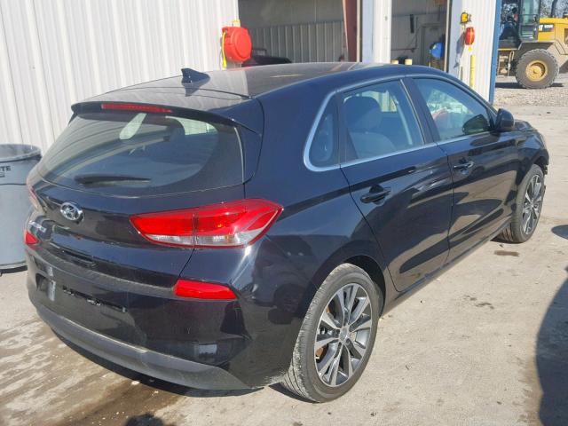 KMHH35LE1KU094038 - 2019 HYUNDAI ELANTRA GT BLACK photo 4