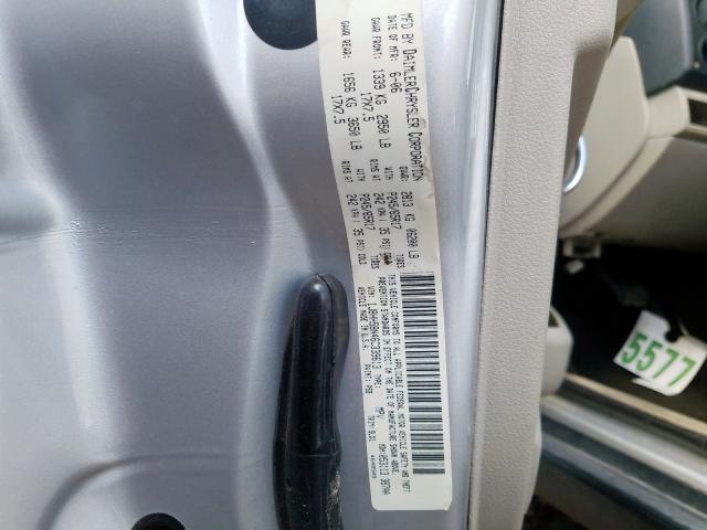 1J8HH58N46C339613 - 2006 JEEP COMMANDER 银色 照片 10