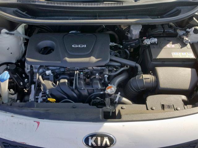 KNADM5A39G6675829 - 2016 KIA RIO LX WHITE photo 7