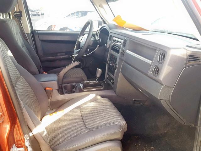 1J8HH48K48C105507 - 2008 JEEP COMMANDER წითელი ფოტო 5