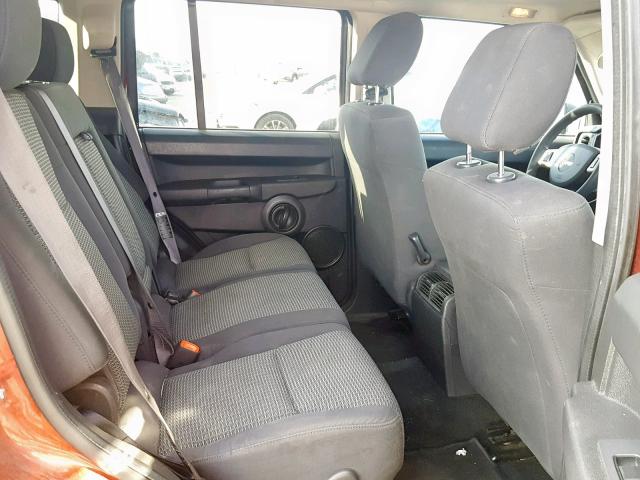1J8HH48K48C105507 - 2008 JEEP COMMANDER წითელი ფოტო 6