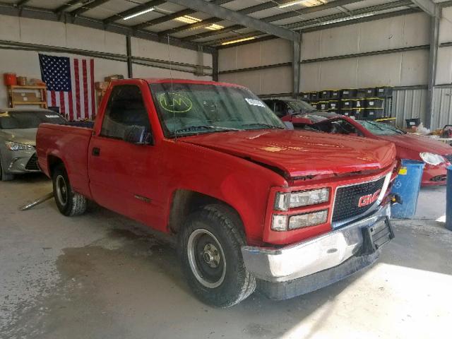 1GTEC14Z5SZ557481 - 1995 GMC SIERRA C15 RED photo 1