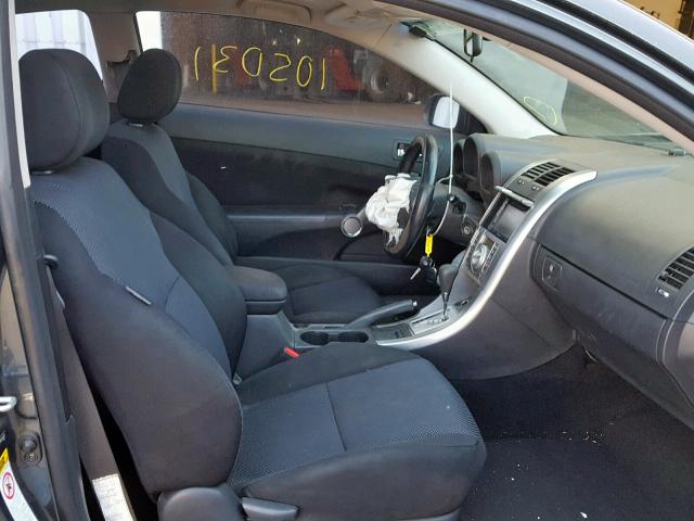 JTKDE167580260931 - 2008 TOYOTA SCION TC გრაფიტი ფოტო 5