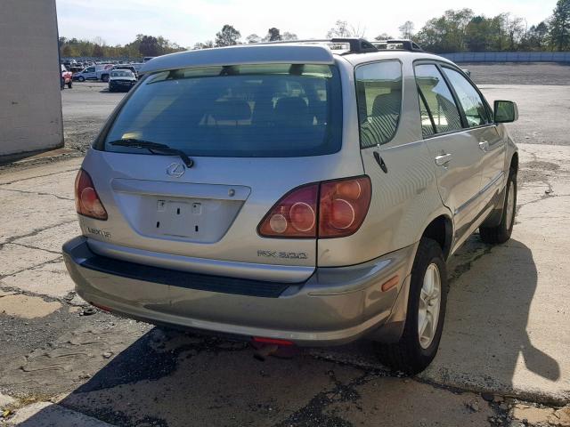 JT6HF10U6X0094364 - 1999 LEXUS RX 300 SILVER photo 4