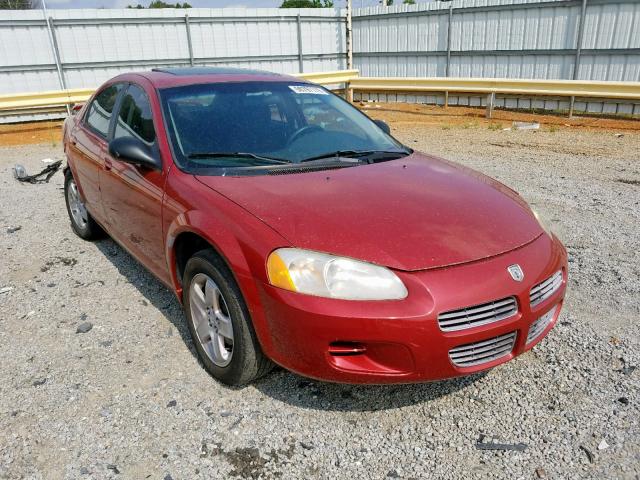 1B3EL46R92N353760 - 2002 DODGE STRATUS SE RED photo 1