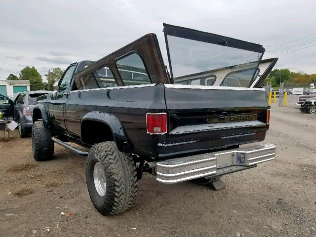 2GCEK24C7D1107265 - 1983 CHEVROLET K20 BLACK photo 3