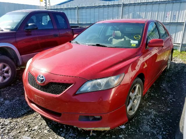 4T1BE46K57U067377 - 2007 TOYOTA CAMRY NEW RED photo 2
