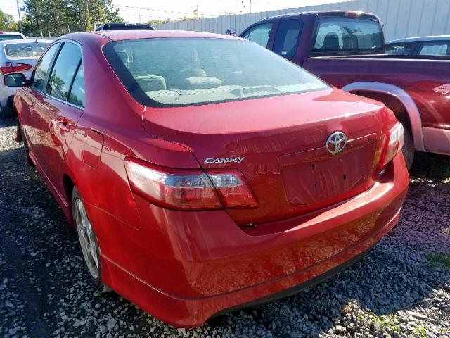 4T1BE46K57U067377 - 2007 TOYOTA CAMRY NEW RED photo 3