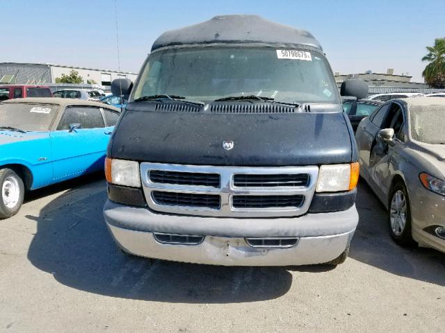 2B6HB11Y8XK585060 - 1999 DODGE RAM VAN B1 BLACK photo 9