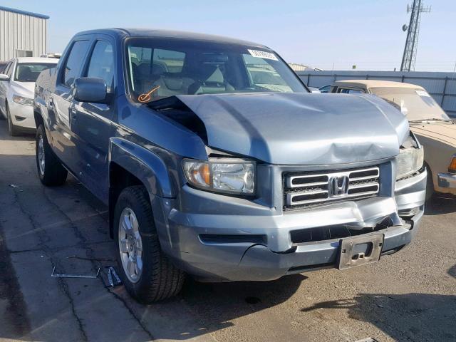 2HJYK16458H518511 - 2008 HONDA RIDGELINE BLUE photo 1