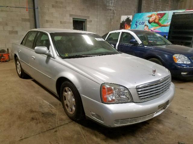 1G6KD57Y72U165967 - 2002 CADILLAC DEVILLE SILVER photo 1