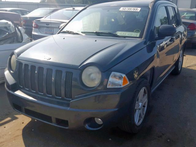 1J8FT47W77D158480 - 2007 JEEP COMPASS BLUE photo 2