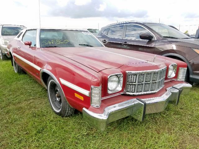 5G21H177403 - 1975 FORD ELITE RED photo 1