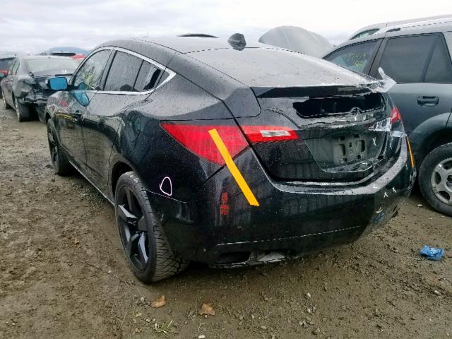 2HNYB1H4XCH500350 - 2012 ACURA ZDX TECHNO BLACK photo 3