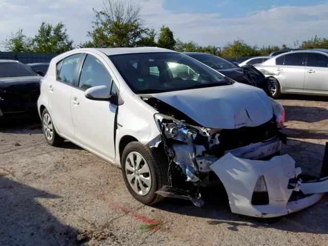 JTDKDTB33C1519399 - 2012 TOYOTA PRIUS C WHITE photo 1