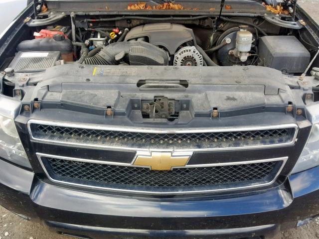 3GNFK16398G107834 - 2008 CHEVROLET SUBURBAN K BLACK photo 7