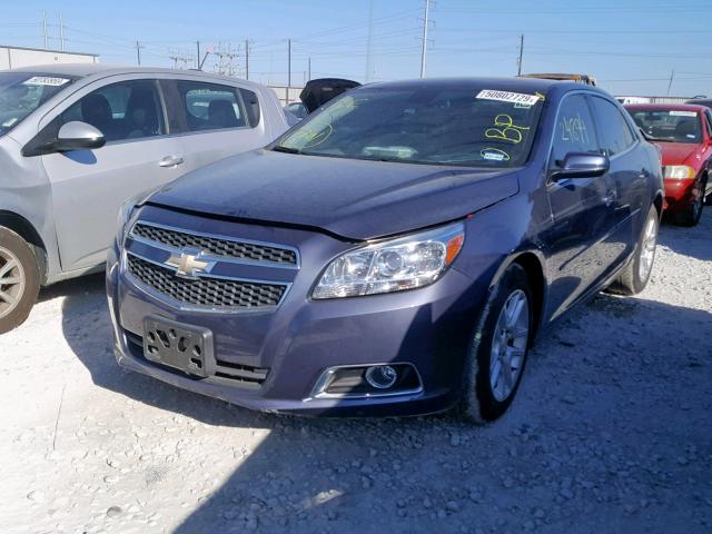 1G11F5SR8DF167312 - 2013 CHEVROLET MALIBU 2LT BLUE photo 2