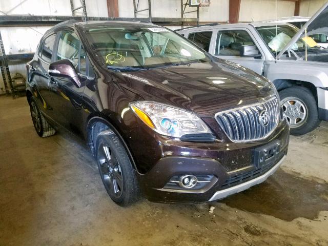 KL4CJCSB9EB542987 - 2014 BUICK ENCORE BROWN photo 1