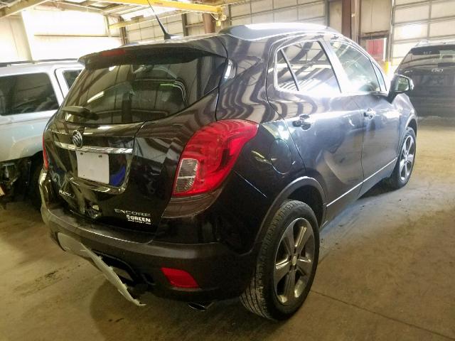 KL4CJCSB9EB542987 - 2014 BUICK ENCORE BROWN photo 4