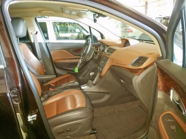 KL4CJCSB9EB542987 - 2014 BUICK ENCORE BROWN photo 5