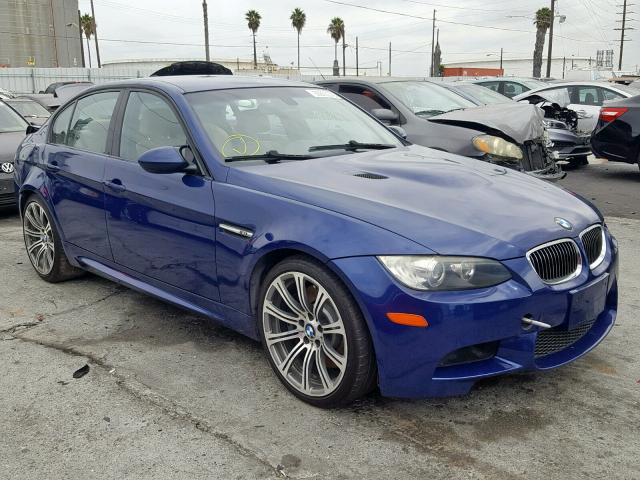 WBSPM93509E201100 - 2009 BMW M3 BLUE photo 1