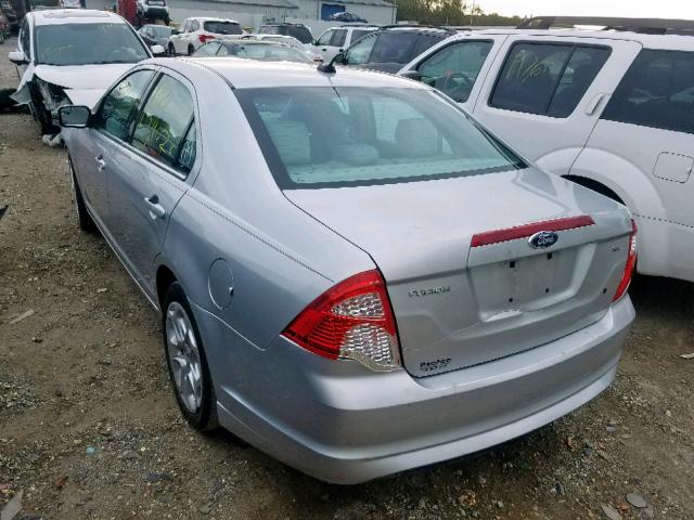 3FAHP0HA1BR333053 - 2011 FORD FUSION SE GRAY photo 3