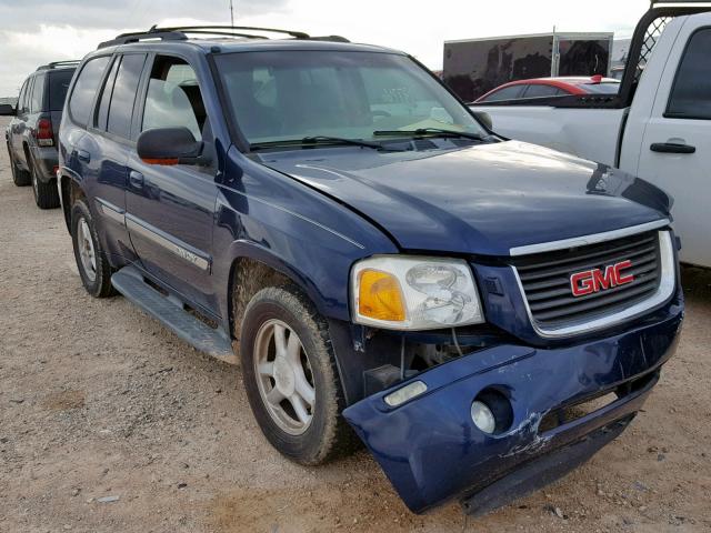 1GKDT13S522240216 - 2002 GMC ENVOY BLUE photo 1