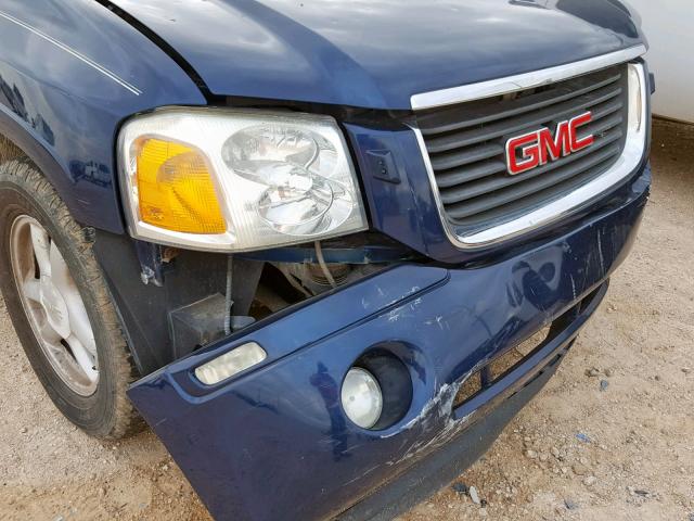 1GKDT13S522240216 - 2002 GMC ENVOY BLUE photo 9