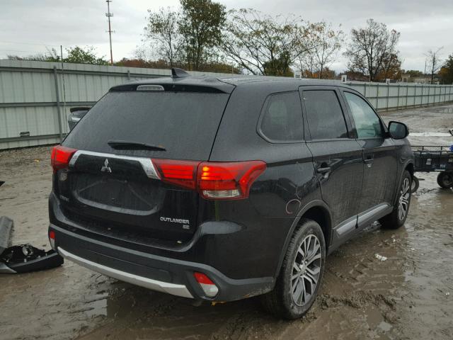 JA4AZ3A33HZ038022 - 2017 MITSUBISHI OUTLANDER BLACK photo 4