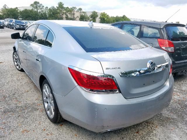 1G4GE5EV8AF223060 - 2010 BUICK LACROSSE C SILVER photo 3