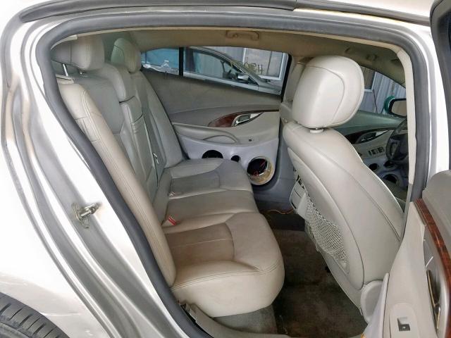 1G4GE5EV8AF223060 - 2010 BUICK LACROSSE C SILVER photo 6