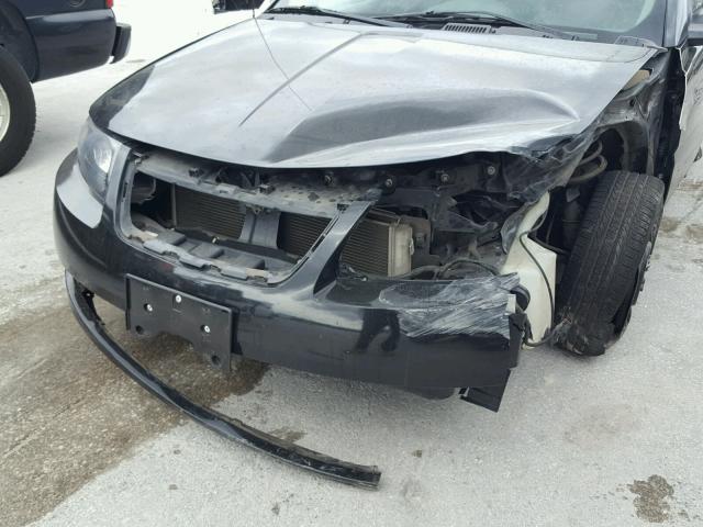 1G8AJ55F47Z105586 - 2007 SATURN ION LEVEL შავი ფოტო 9