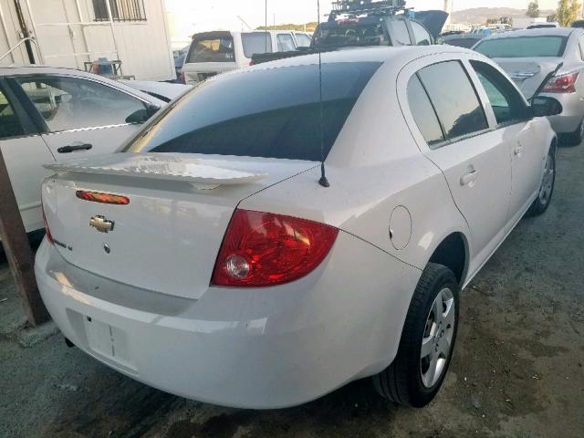 1G1AL58F777356070 - 2007 CHEVROLET COBALT LT WHITE photo 4