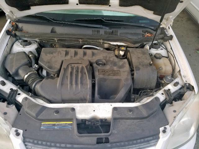 1G1AL58F777356070 - 2007 CHEVROLET COBALT LT WHITE photo 7