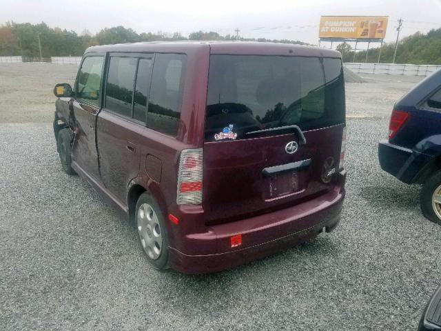 JTLKT334754018578 - 2005 TOYOTA SCION XB Lila Foto 3