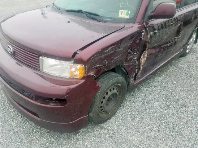 JTLKT334754018578 - 2005 TOYOTA SCION XB Lila Foto 9