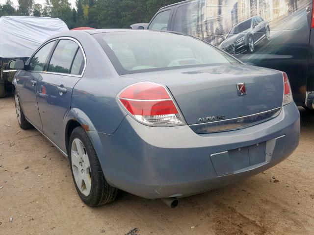 1G8ZS57B79F123191 - 2009 SATURN AURA XE BLUE photo 3