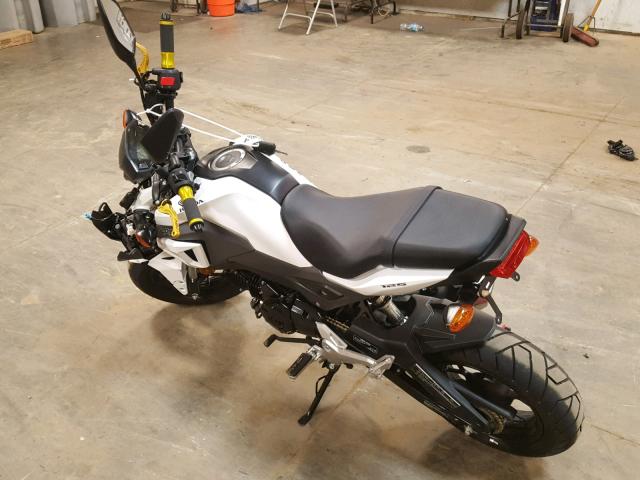 MLHJC7511J5009197 - 2018 HONDA GROM 125 WHITE photo 3