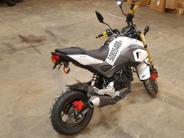 MLHJC7511J5009197 - 2018 HONDA GROM 125 WHITE photo 4