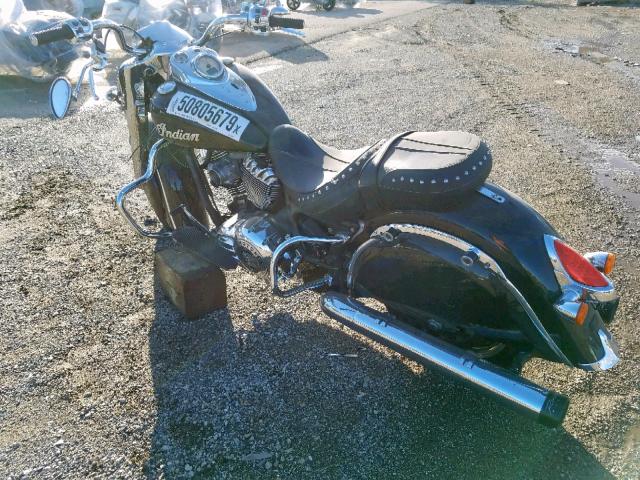 56KTHAAA0H3349618 - 2017 INDIAN MOTORCYCLE CO. SPRINGFIEL BLACK photo 3