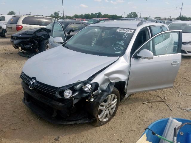 3VWPL7AJ8BM628309 - 2011 VOLKSWAGEN JETTA TDI SILVER photo 2