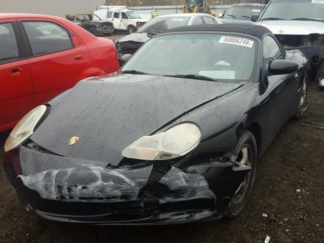 WP0CA29863U622680 - 2003 PORSCHE BOXSTER BLACK photo 2