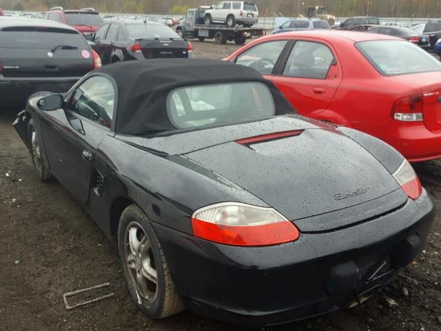 WP0CA29863U622680 - 2003 PORSCHE BOXSTER BLACK photo 3