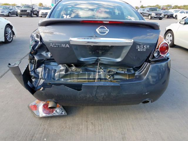 1N4BL2AP6AN549039 - 2010 NISSAN ALTIMA SR GRAY photo 9