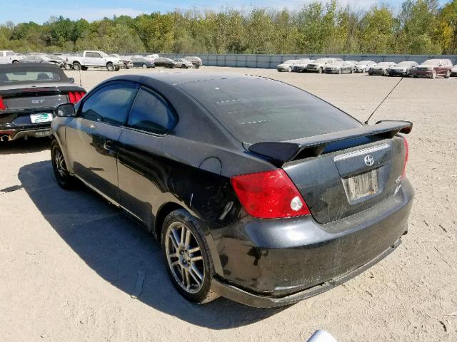 JTKDE177750054634 - 2005 TOYOTA SCION TC შავი ფოტო 3