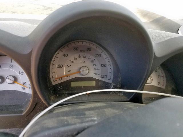 JTKDE177750054634 - 2005 TOYOTA SCION TC შავი ფოტო 8