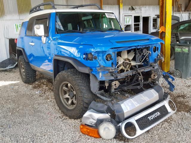 JTEBU11F28K054059 - 2008 TOYOTA FJ CRUISER BLUE photo 1