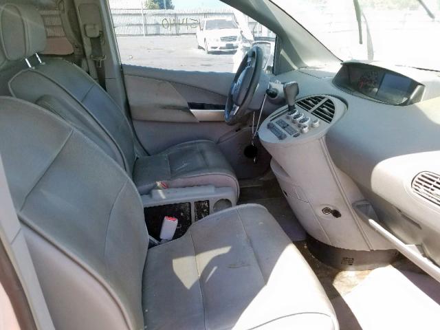 5N1BV28U06N119106 - 2006 NISSAN QUEST S WHITE photo 5