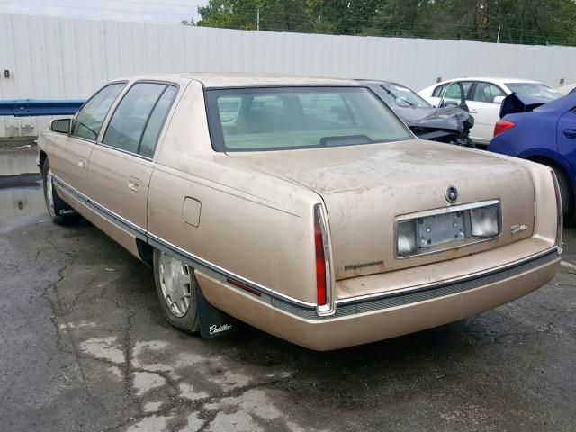 1G6KF5295TU310161 - 1996 CADILLAC DEVILLE CO TAN photo 3